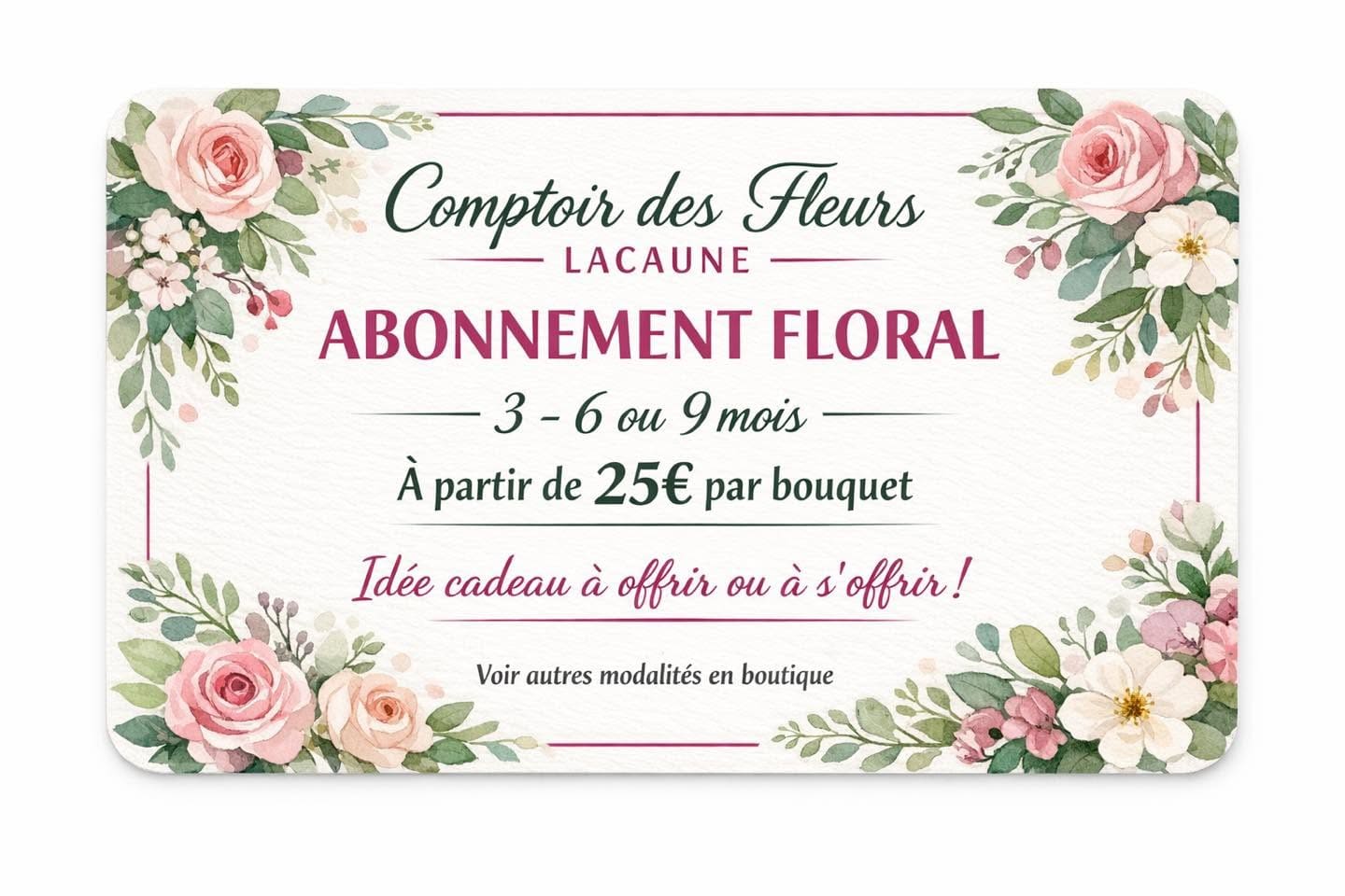 Le Comptoir des Fleurs décoré de fleurs